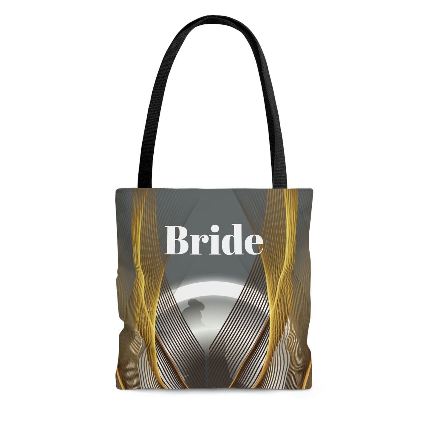 Bride Tote Bag | Grey Pattern Wedding Gift | Bridal Shower | Women Engagement Bride to be Handbag