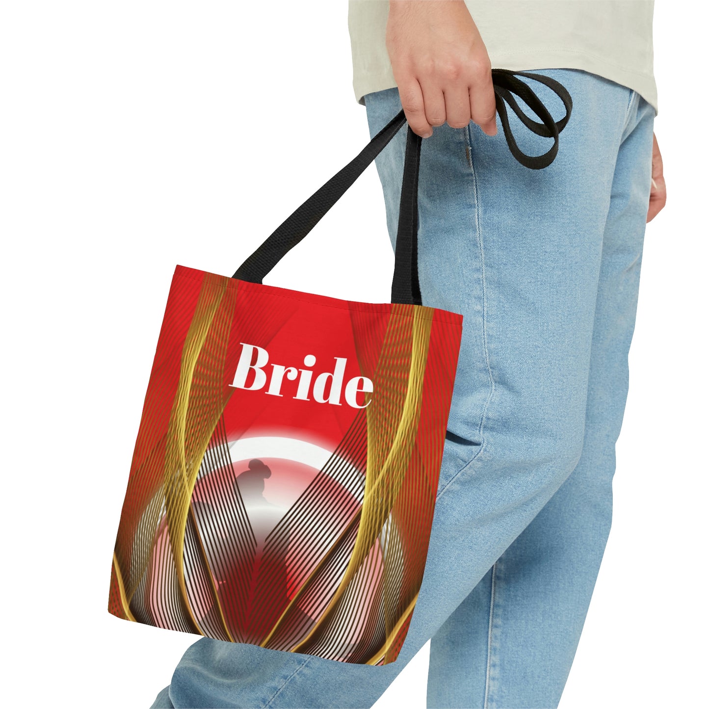 Red Bride Tote | Bridal Shower Gift | Personalized Wedding Bag | Bride to Be | Wedding Gift For Her