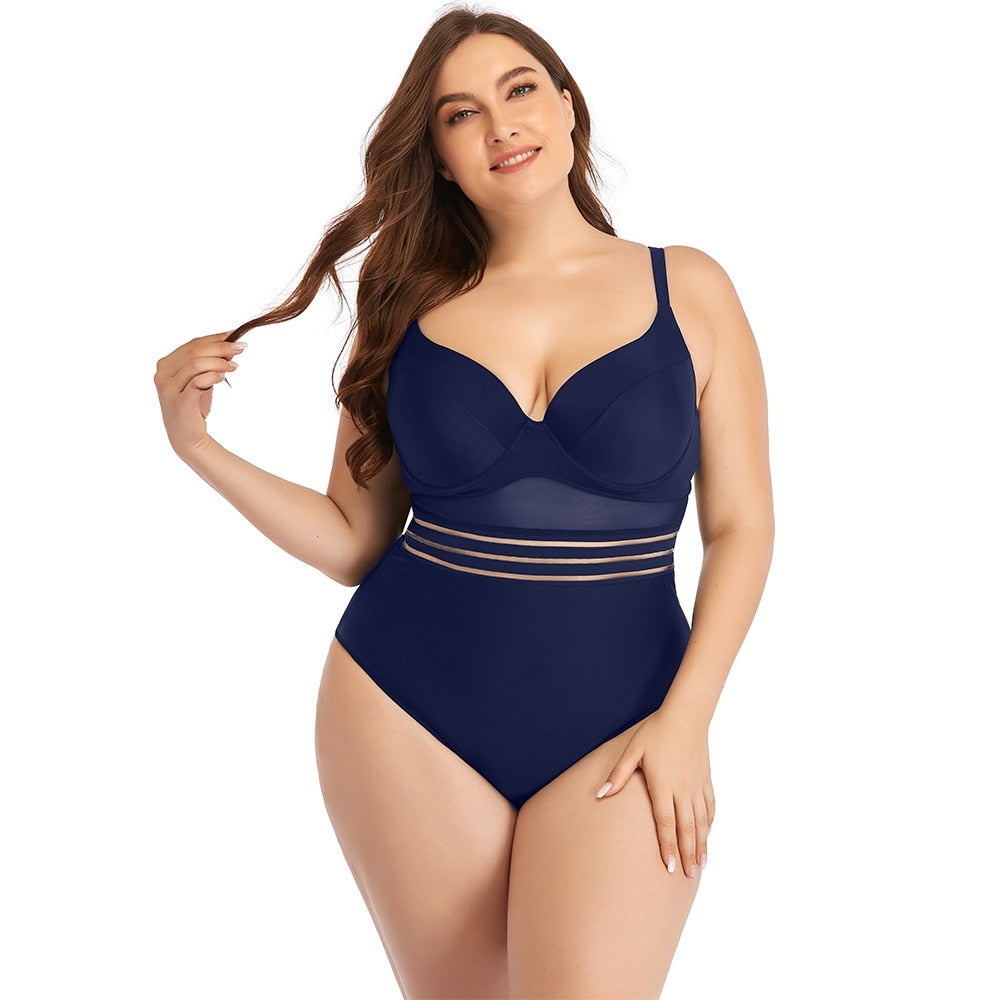 Plus Size Swimsuits Women One Piece Bathing Suit