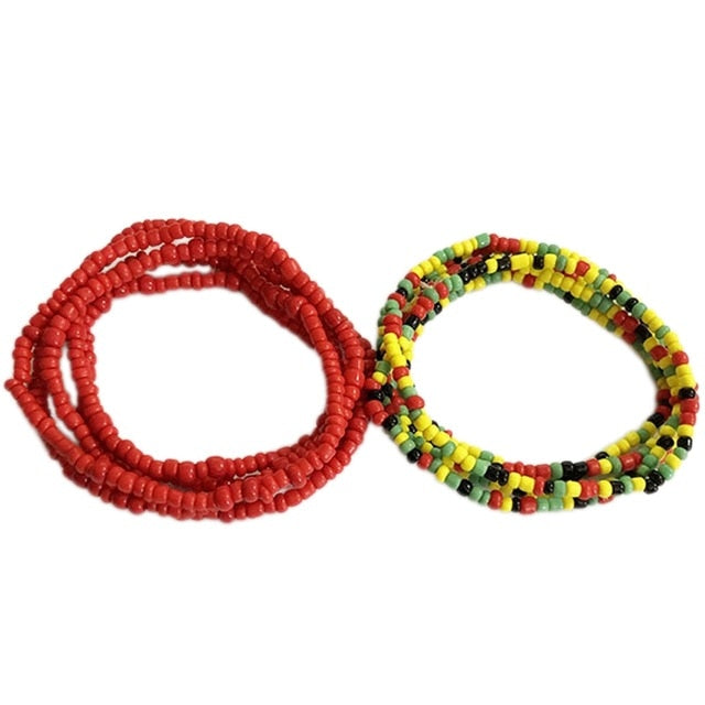 Bohemia Colorful Beads Waist Belly Beach Waistband Bikini Beads Jewelry