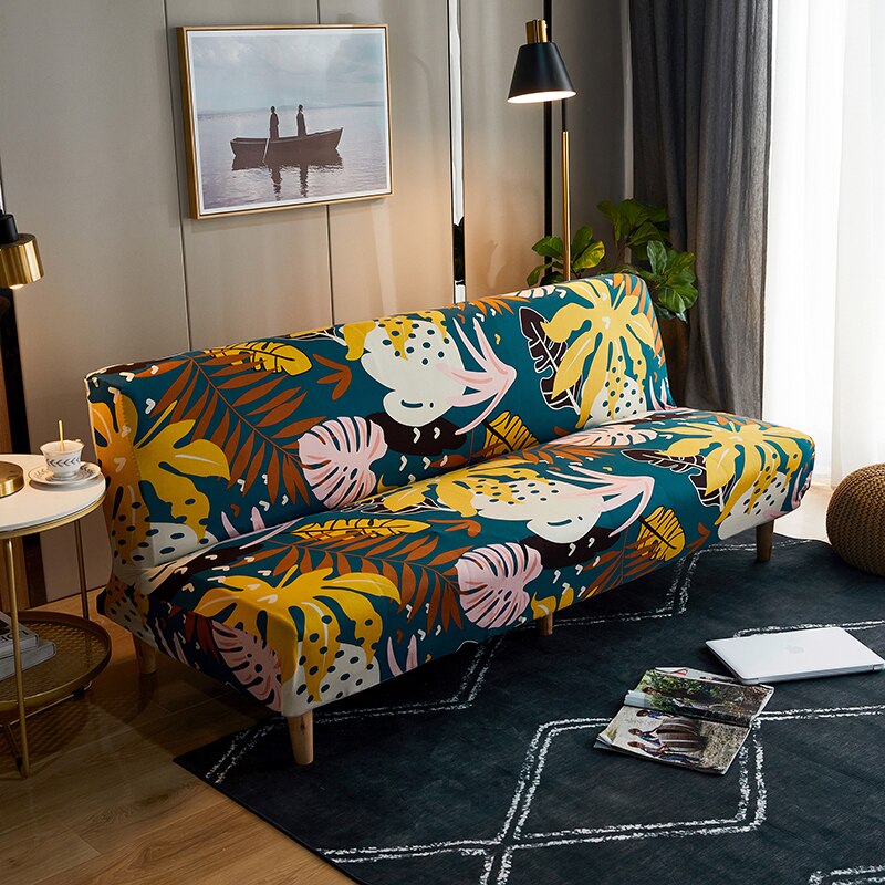 Printed Sofa Bed Cover Universal Slip-resistant Elastic Stretch Furniture Slipcovers