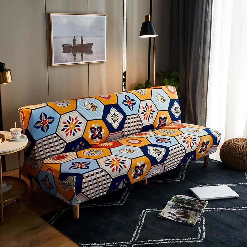 Printed Sofa Bed Cover Universal  Slip-resistant Elastic Stretch Furniture Slipcovers