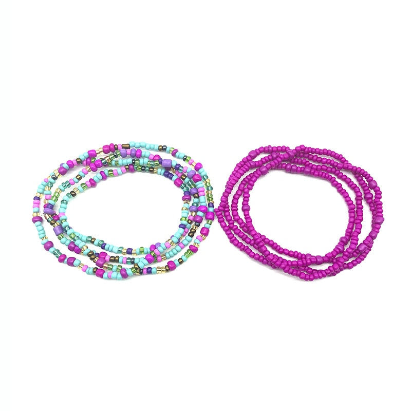 Bohemia Colorful Beads Waist Belly Beach Waistband Bikini Beads Jewelry