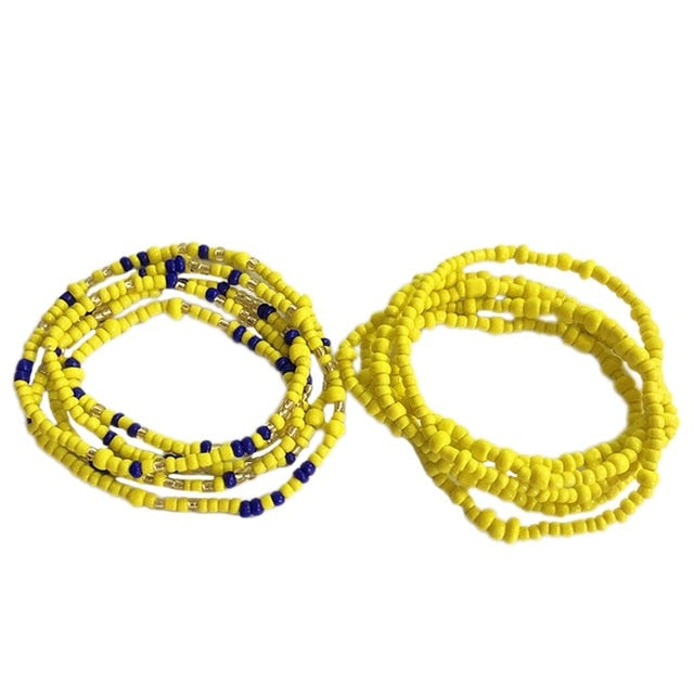 Bohemia Colorful Beads Waist Belly Beach Waistband Bikini Beads Jewelry