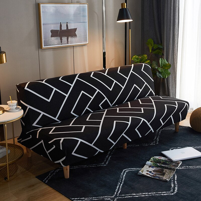 Printed Sofa Bed Cover Universal Slip-resistant Elastic Stretch Furniture Slipcovers