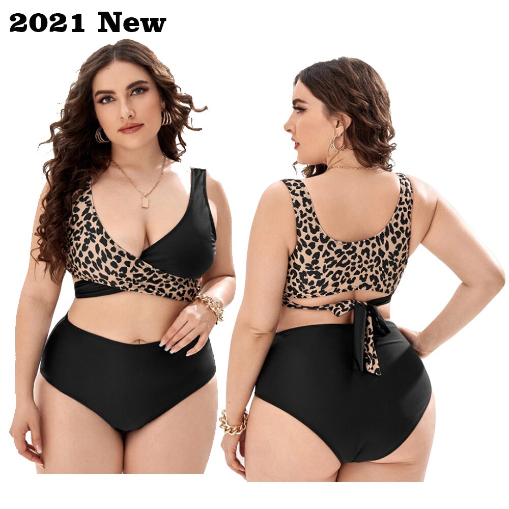 Women Push Up Bikinis Set Swimwear Plus Size High Waist Swimsuit Beachwear