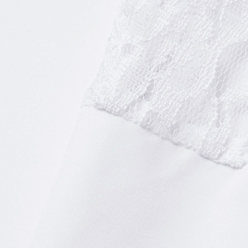 Summer Kaftan Dress Women Lace Patchwork Maxi Long Dresses Long Sleeve O Neck Solid