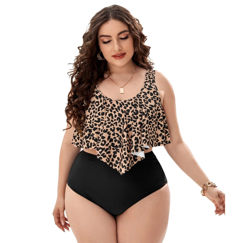 Women Push Up Bikinis Set Swimwear Plus Size High Waist Swimsuit Beachwear