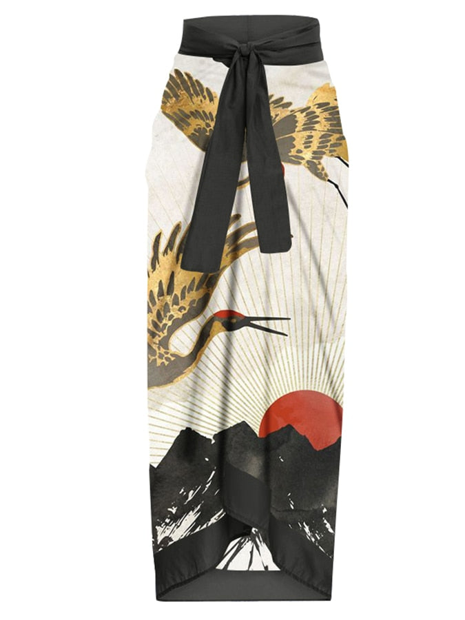 Skinny Square Neck Beachwear Seamless High Waist Cropped Swimsuit