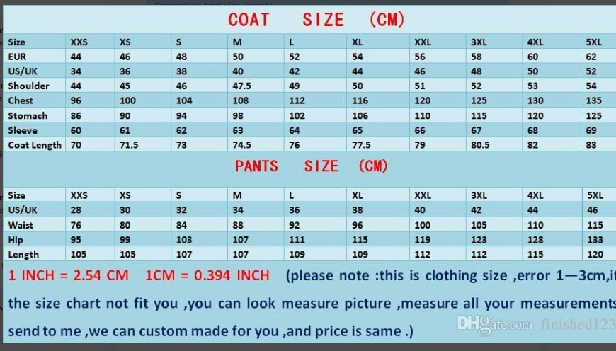 Luxury Men Suits Slim Fit Groom Tuxedos Wedding Prom Tailored Double Vent