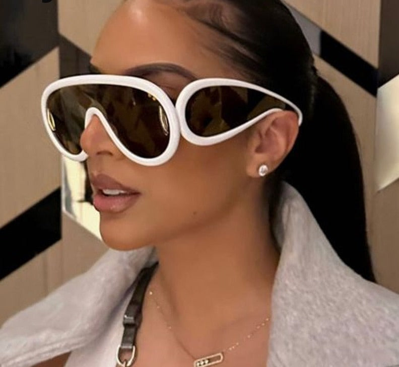 Candy Classy Design Punk Oversize Unisex Sunglasses