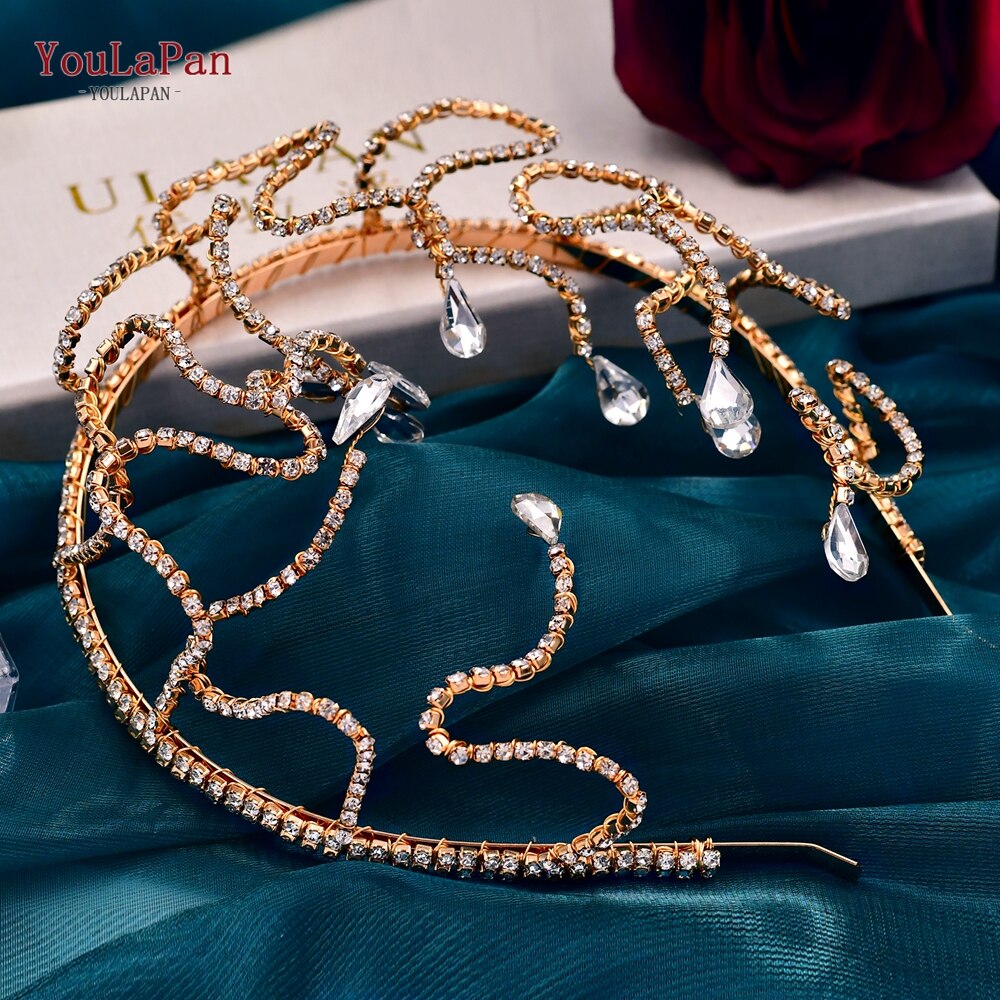Crystal Wedding Hairband Bridal Hair Ornaments Rhinestone Headband