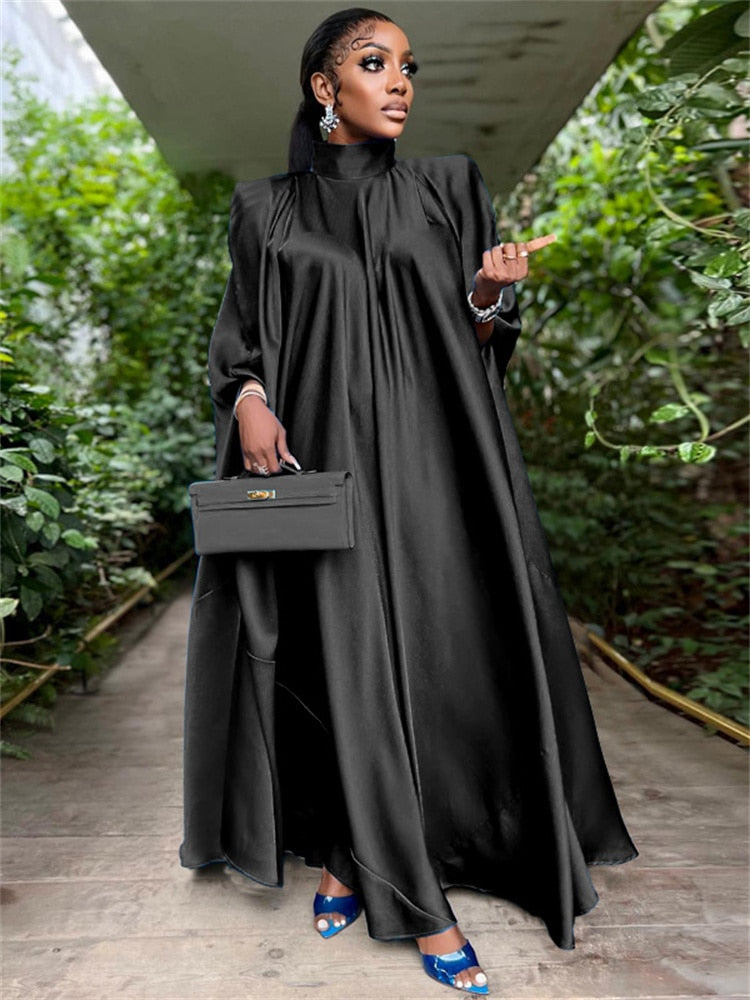 Women Oversized Dresses Batwing Sleeve Loose