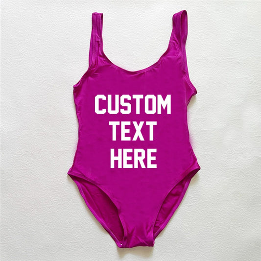 CUSTOM New One Piece Swimsuit Bikini Plus Size