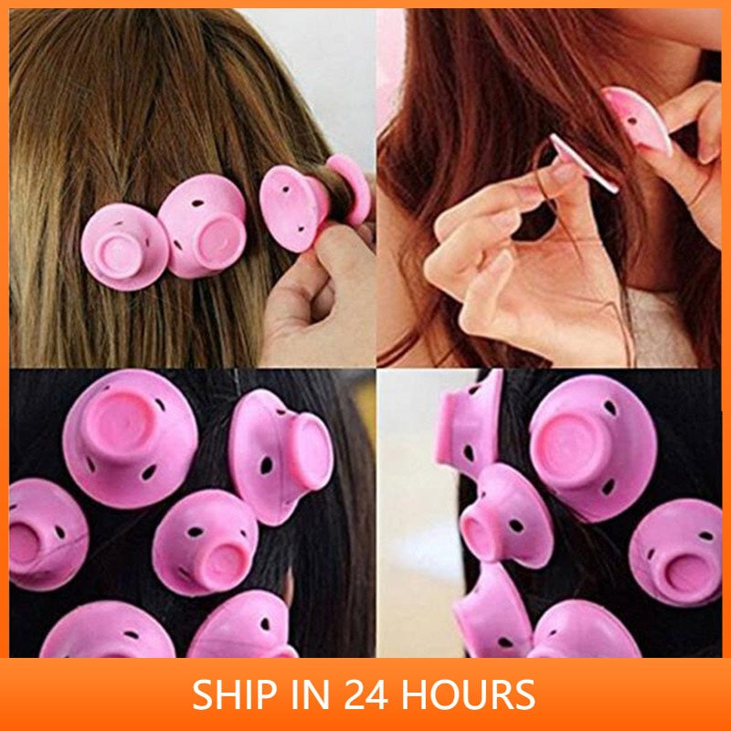 Silicone Hair Curler Twist Hair Rollers No Heating