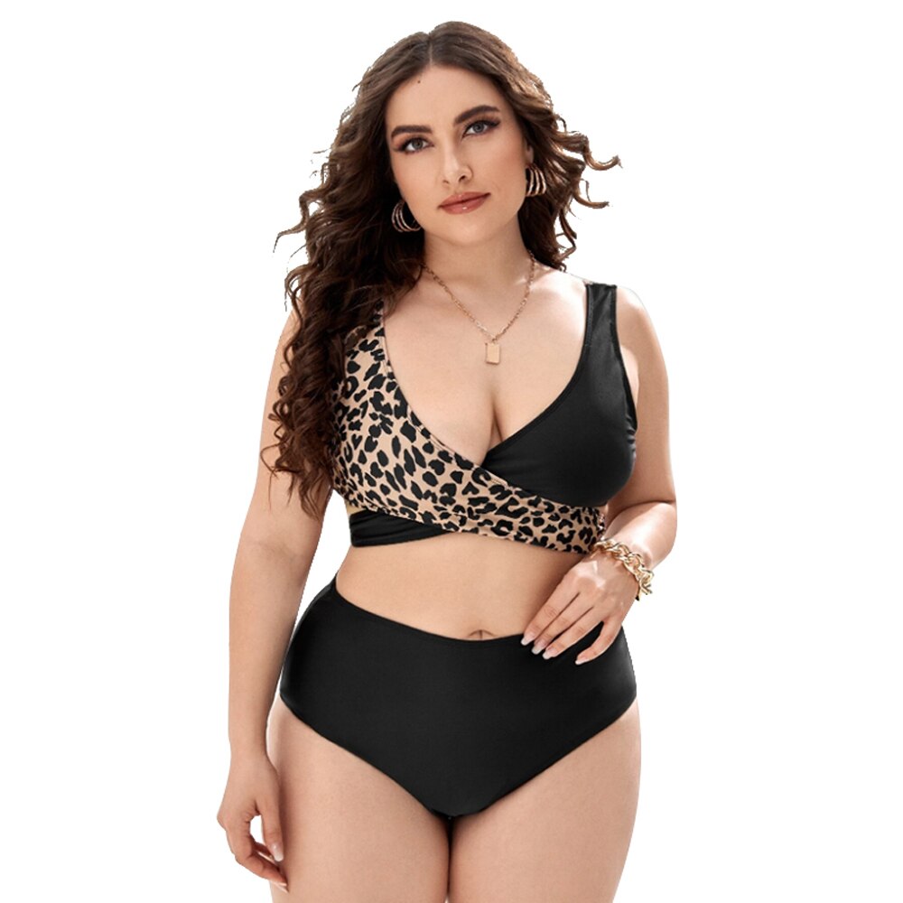 Women Push Up Bikinis Set Swimwear Plus Size High Waist Swimsuit Beachwear