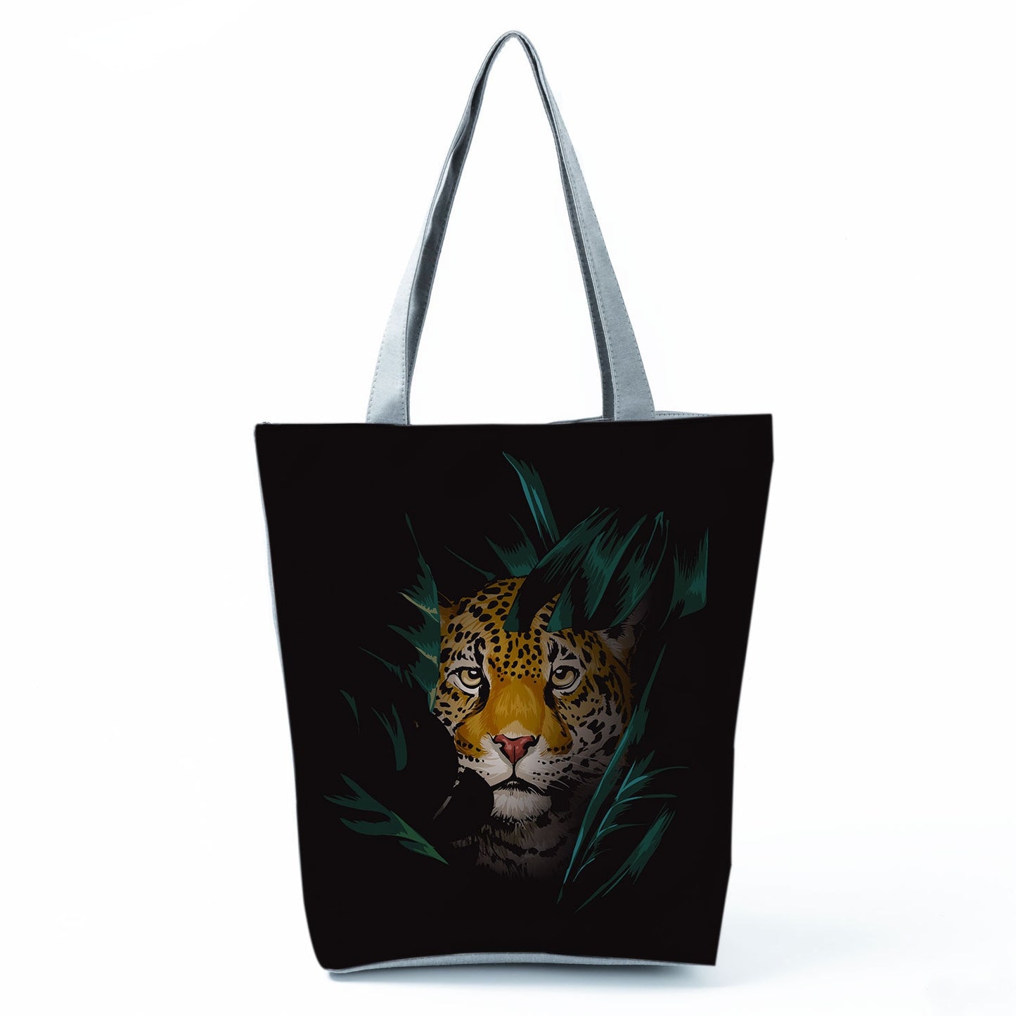 Leopard Printed Shoulder Tote Beach Bag