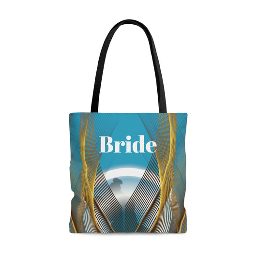 Blue Bridal Tote