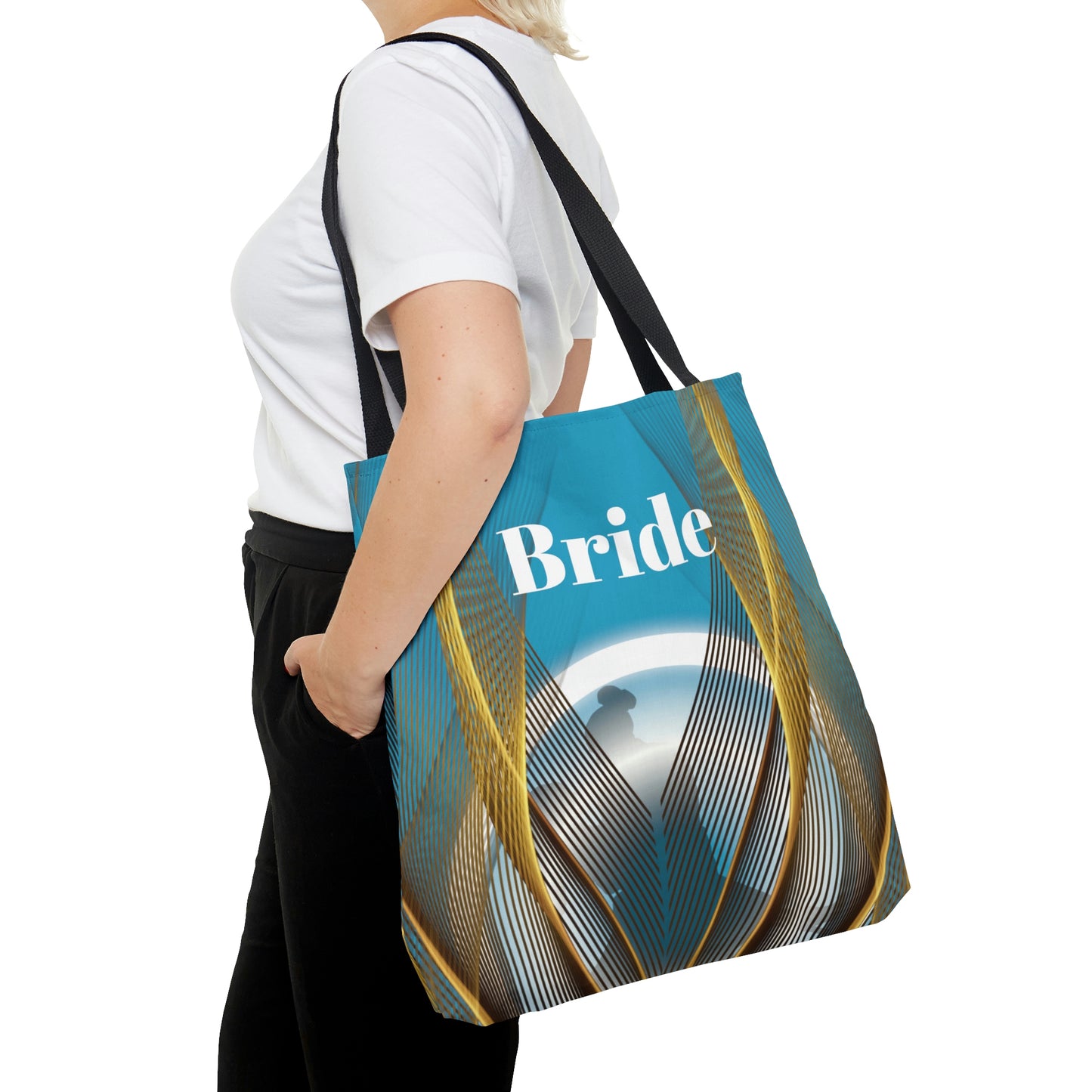 Blue Bridal Tote