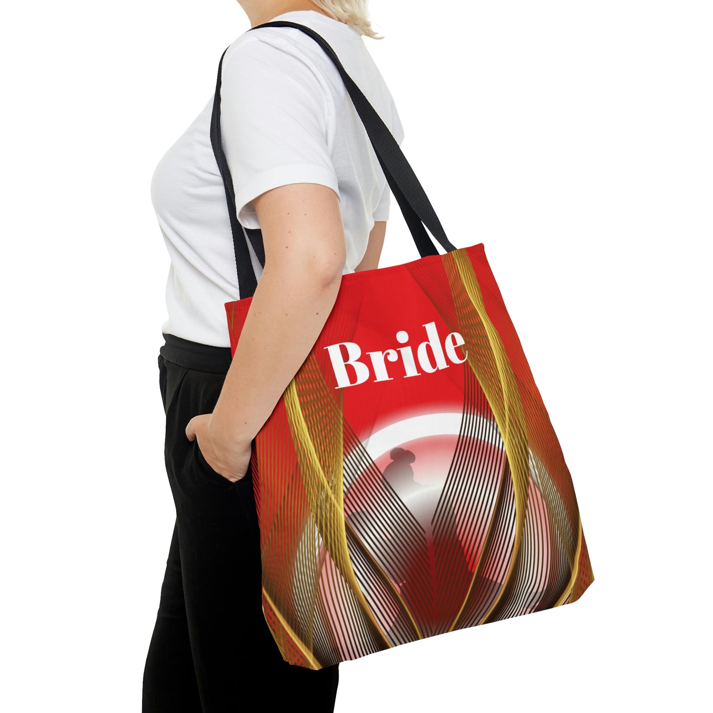 Red Bride Tote | Bridal Shower Gift | Personalized Wedding Bag | Bride to Be | Wedding Gift For Her