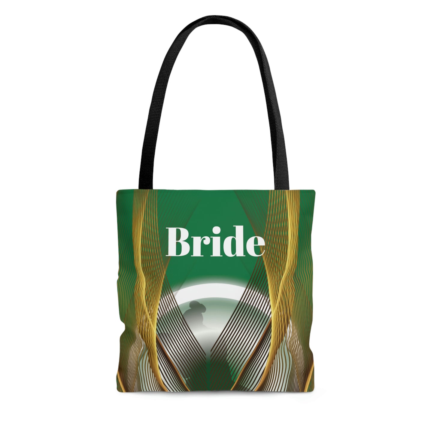 Custom Bride Tote | Green Women Shoulder Bag | Practical Wedding Gift for Her | Bridal Shower Gift | Women Engagement | Bride to be