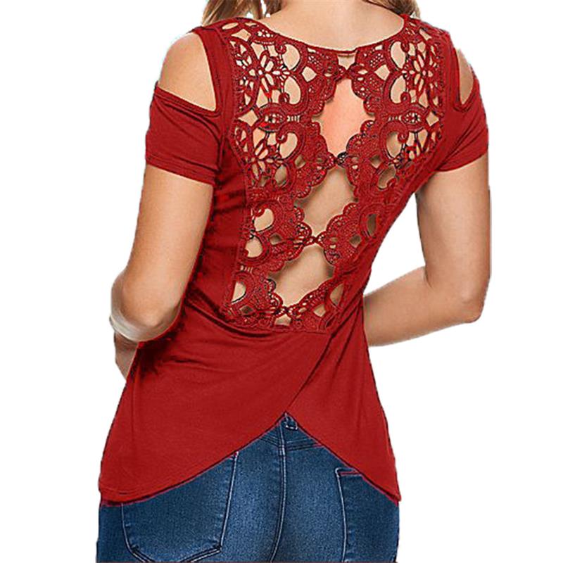 Paw Print Funny Summer Back Lace Dog Lovers T-shirt Women Travis Designs-dog paw print women tee shirt.-Free Item Online