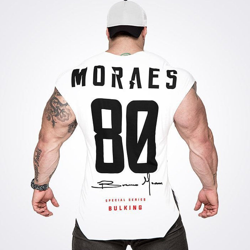 Ryan Designs Men Gyms Fitness Bodybuilding Skinny T-shirt-body building top-Free Item Online