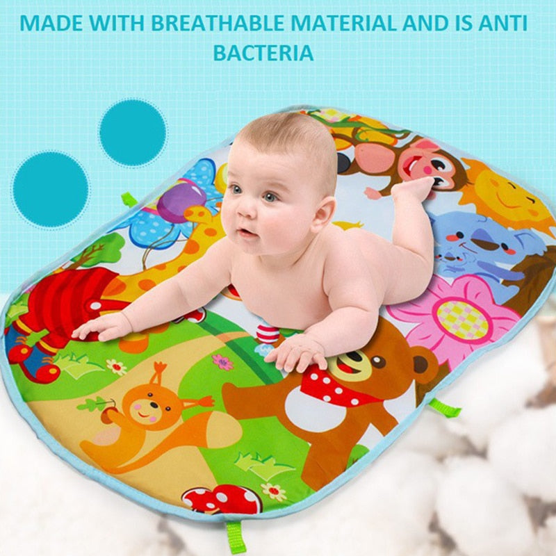 Best Baby Play Foam Activity Gym  Music Mat Carpet Toys Kid Crawling Play mat Game Develop Mat with Piano Keyboard Infant Rug Early Education Rack Toy