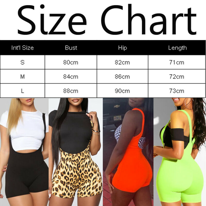 Women Jumpsuit Romper Short Pants Overalls Summer Beach Playsuit Bodycon Clubwear Bodysuit