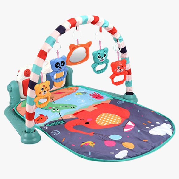 Best Baby Play Foam Activity Gym  Music Mat Carpet Toys Kid Crawling Play mat Game Develop Mat with Piano Keyboard Infant Rug Early Education Rack Toy