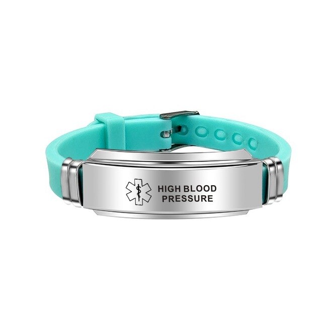 Medical Alert ID  Bracelet Bangles for Women and Men