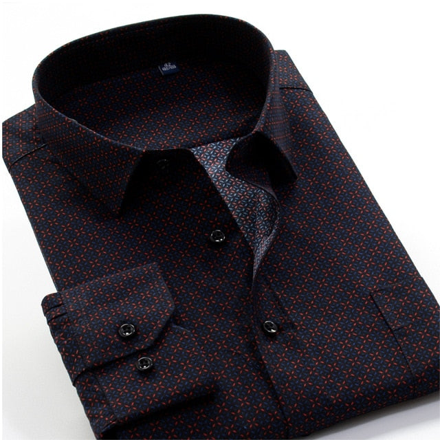 Cardez Designer Long Sleeves Men's Business Casual Fashion Classic Dress Shirt