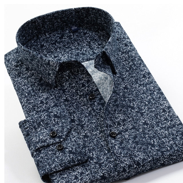 Cardez Designer Long Sleeves Men's Business Casual Fashion Classic Dress Shirt
