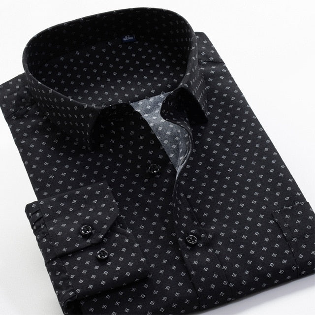 Cardez Designer Long Sleeves Men's Business Casual Fashion Classic Dress Shirt