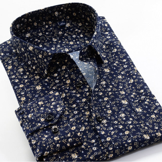Cardez Designer Long Sleeves Men's Business Casual Fashion Classic Dress Shirt