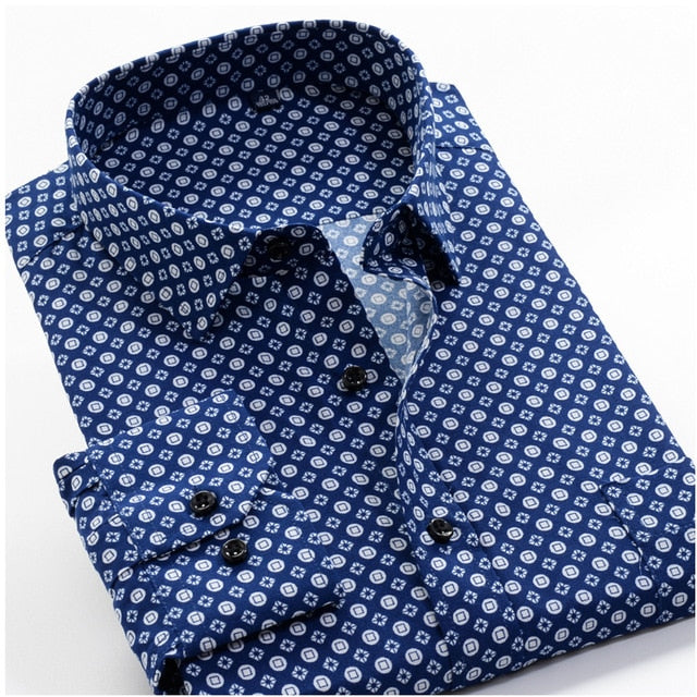 Cardez Designer Long Sleeves Men's Business Casual Fashion Classic Dress Shirt