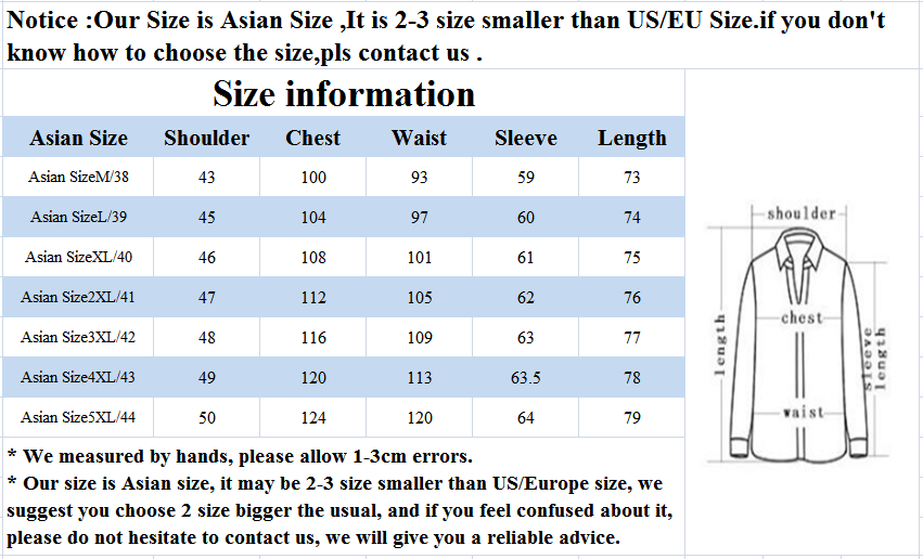 Men Oxford Cotton Long Sleeve Shirts