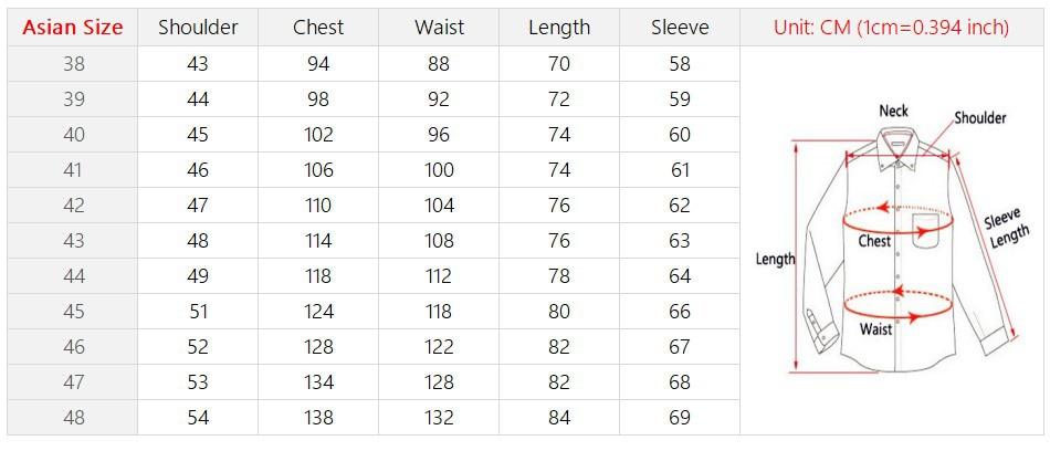 Anchor Print Long Sleeved Slim Fit Business Dress Shirt
