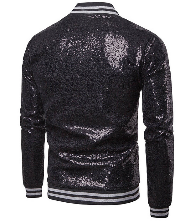 Sequins Gold Blazer Men Slim Fit