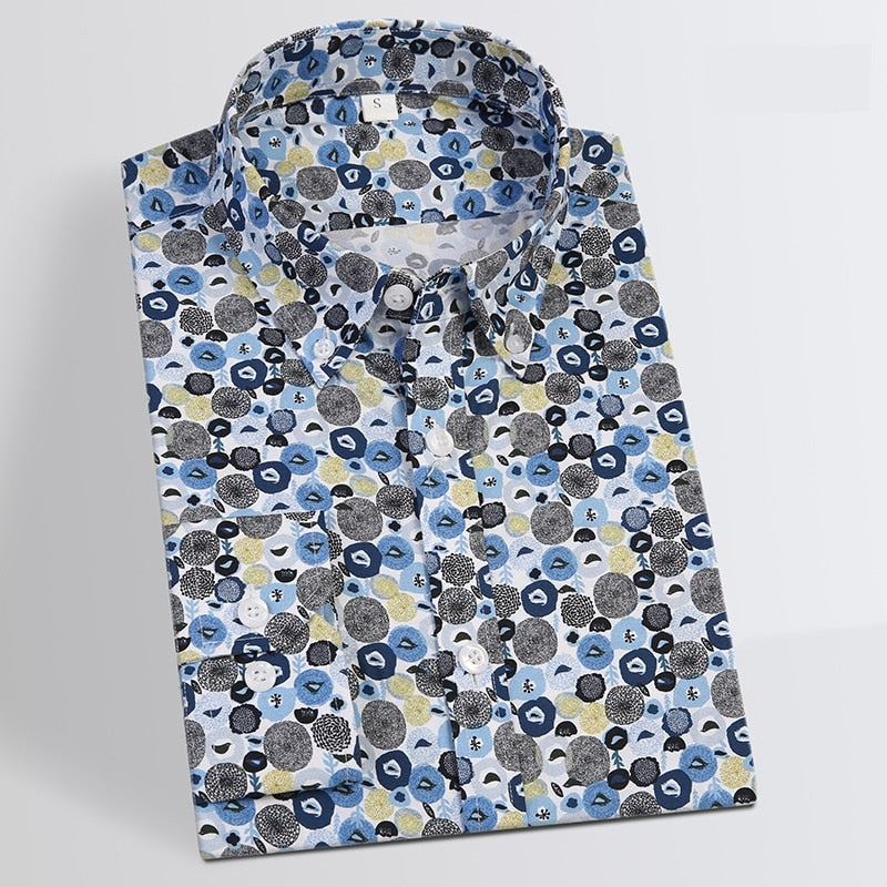 Jenkins Cotton Men Designer Shirt