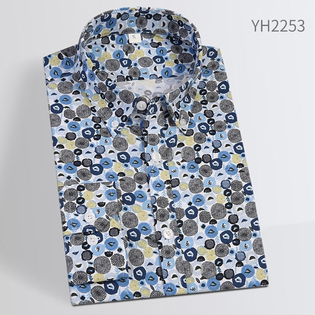 Jenkins Cotton Men Designer Shirt