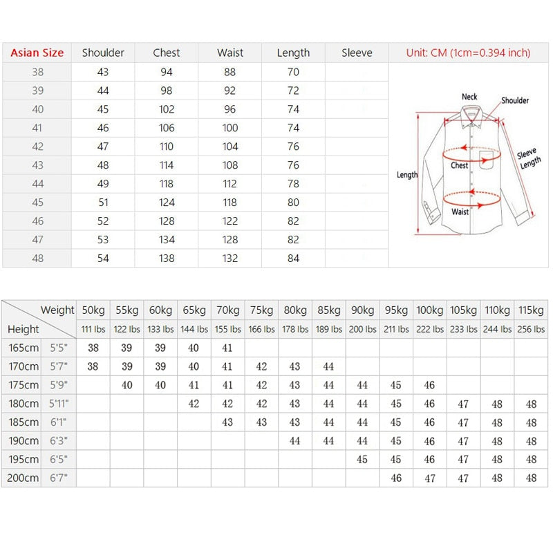 Geometric Print Long Sleeved Slim Fit Business Dress Shirt