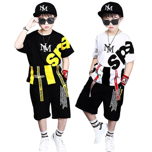 Fashion Boy Clothes Cool Kids Hip Hop Clothing Sports Suit