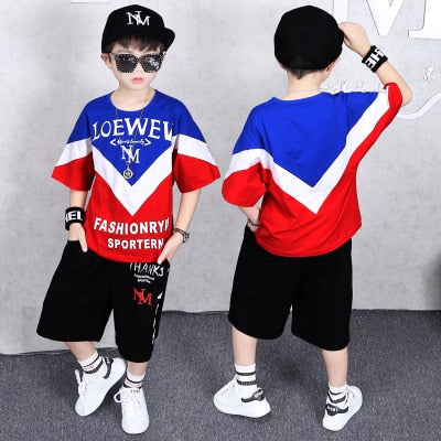 Fashion Boy Clothes Cool Kids Hip Hop Clothing Sports Suit
