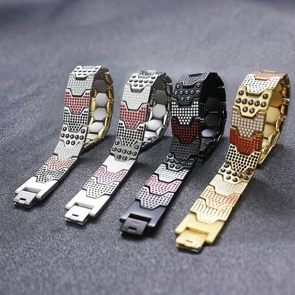 Magnetic therapy Chain Link Bracelet for Women Men Health Care Energy Fashion Jewelry Fitness Weight Loss