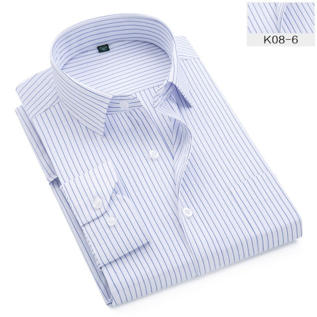 Designer Men Shirt Long Sleeve Casual Shirt Slim Fit Print Shirts