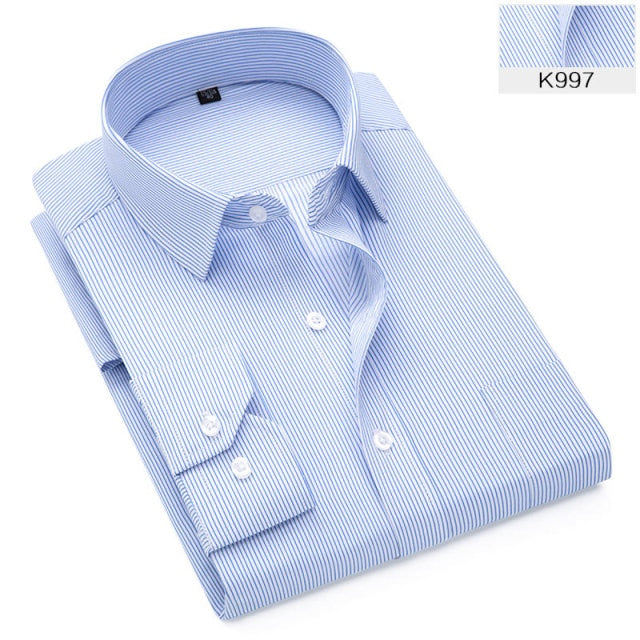 Designer Men Shirt Long Sleeve Casual Shirt Slim Fit Print Shirts