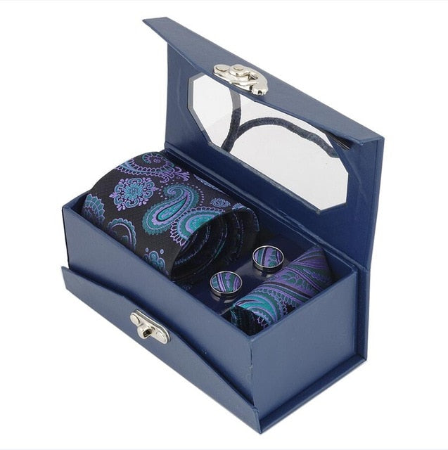 Mens Tie Set With Gift Box