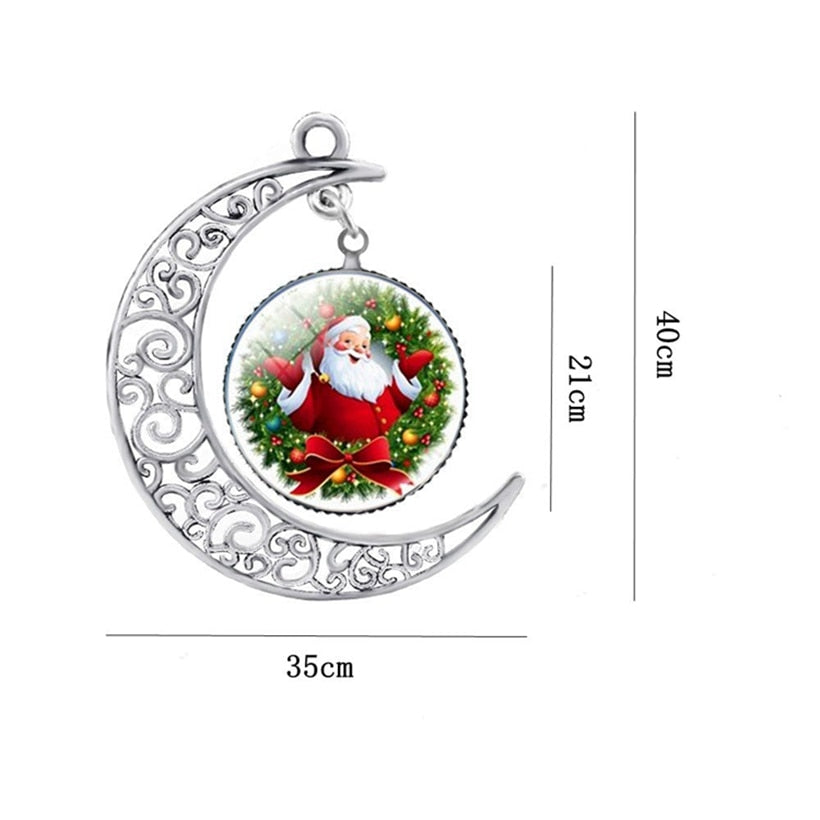 Gailis Santa Claus Photo Christmas Gift Chain Statement Necklaces ( More Designs)-christmas jewelry-Free Item Online