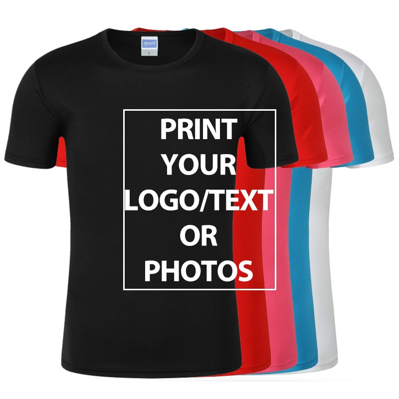 Custom Design Your Own T-shirts Printing Brand Logo-women tops-Free Item Online-Free Item Online